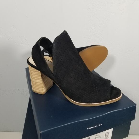 Cole Haan Size 8 Callista Open Toe Sling Back Bootie NIB - Picture 7 of 10